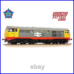 Bachmann 35-821SFX Deluxe Class 31 180 BR Railfreight Red Stripe (DCC-Sound)