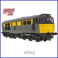 Bachmann 35-822SFX OO Gauge Class 31 31188 BR Engineers Grey & Yellow DCC Sound