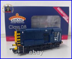 Bachmann 35-925SFX Class 08 08329 BR Blue (Wasp Stripes) Sound Fitted Deluxe