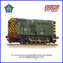 Bachmann 35-926SF Class 08 923 BR Green withWasp Stripes Wthrd (DCC-Sound)