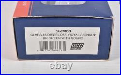 Bachmann Branch-Line OO Class 45 D55'Royal Signals' BR Green DCC Sound 32-678DS