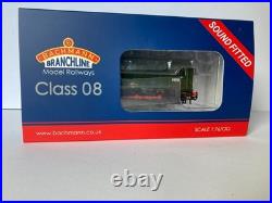 Bachmann Class 08 35-901SF BR green late crest DCC Sound BNIB