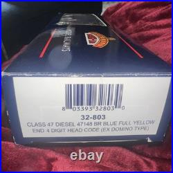 Bachmann Class 47 Diesel BR Blue Yellow 4 Digit Head Ex Domino Type New Boxed