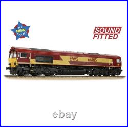 Bachmann Class 66 No. 66015 EWS Maroon Gold DCC Sound Fitted 50-000SF New