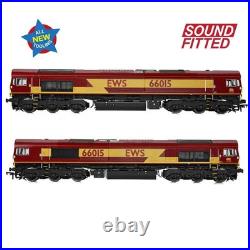 Bachmann Class 66 No. 66015 EWS Maroon Gold DCC Sound Fitted 50-000SF New