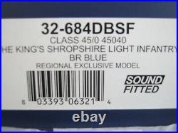 Bachmann Kings Shropshire Light Infantry 32-684 Dbsf Class 45 Factory DCC Sound