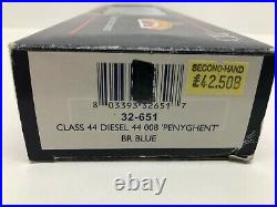 Bachmann OO 32-651 Class 44 Diesel 44 008 Penyghent BR Blue, boxed