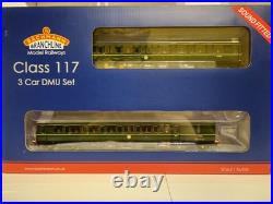 Bachmann OO Gauge 35-503SF Class 117 DMU, BR Green, SYP, Sound Fitted