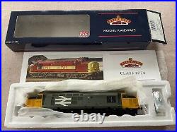 Bachmann Oo Gauge Class 37 No. 37693 In Br Large Logo Livery, DCC Sound Fitted