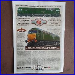 Bachmann/Rail Exclusive 57604'Pendennis Castle' GWR Green factory sound fitted