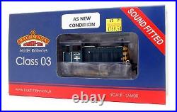 Bachmann'oo' Gauge 31-368ds Class 03 Br Blue Wasp Stripes Shunter DCC Sound