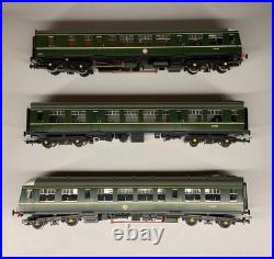 Boxed Bachmann DCC 32-911 Class 108 + Lights 3-Car DMU BR Green Yellow Panel OO