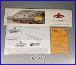 Boxed Bachmann DCC 32-911 Class 108 + Lights 3-Car DMU BR Green Yellow Panel OO