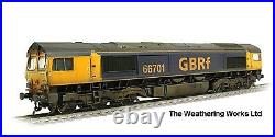 Boxed Bachmann GBRF Class 66 701 PRO WEATHERED LOOK DCC SOUND