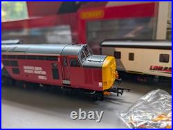 Brand New Accurascale Class 37 37418 Loram DCC Sound + Hornby Coaches