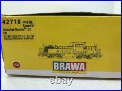 Brawa 42718 Ho Scale DCC Sound Class 265 Db Red Gravita 15d Locomotive + Boxed