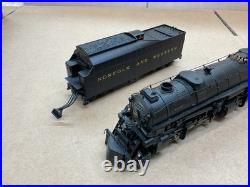 Broadway Ho Scale Steam Locomotive 2-6-6-4 Articulated Class A N&w DCC Sound