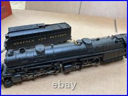Broadway Ho Scale Steam Locomotive 2-6-6-4 Articulated Class A N&w DCC Sound