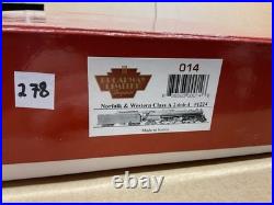 Broadway Ho Scale Steam Locomotive 2-6-6-4 Articulated Class A N&w DCC Sound