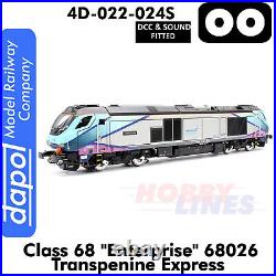 CLASS 68 Enterprise Transpenine Express Loco DCC Sound 176 OO Dapol 4D-022-024S