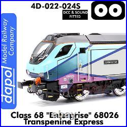 CLASS 68 Enterprise Transpenine Express Loco DCC Sound 176 OO Dapol 4D-022-024S