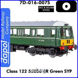 Class 122 55006 BR Green SYP DCC & Sound O 143.5 Dapol 7D-015-007S