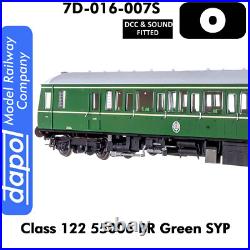 Class 122 55006 BR Green SYP DCC & Sound O 143.5 Dapol 7D-015-007S