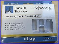 Class 20, Loksound 5 Plux 22 Sound Decoder + Speakers. Suit Bachmann