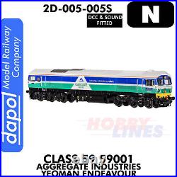 Class 59 59001 Yeoman Endeavour locomotive DCC&Sound N 1148 Dapol 2D-005-005S