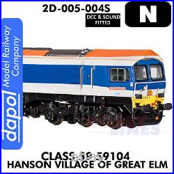 Class 59 59104 Hanson Village of Great Elm DCC&Sound N 1148 Dapol 2D-005-004S