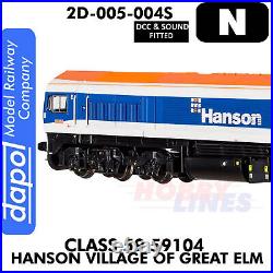 Class 59 59104 Hanson Village of Great Elm DCC&Sound N 1148 Dapol 2D-005-004S