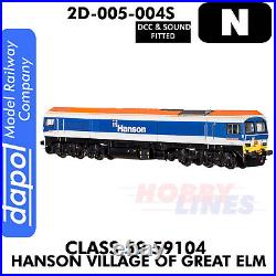 Class 59 59104 Hanson Village of Great Elm DCC&Sound N 1148 Dapol 2D-005-004S