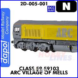 Class 59 Village Of Mells 59103 ARC DCC Ready loco N 1148 Dapol 2D-005-001