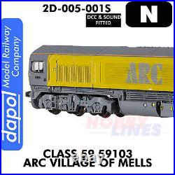 Class 59 Village Of Mells 59103 ARC DCC&Sound N 1148 Dapol 2D-005-001S