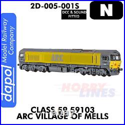 Class 59 Village Of Mells 59103 ARC DCC&Sound N 1148 Dapol 2D-005-001S