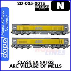 Class 59 Village Of Mells 59103 ARC DCC&Sound N 1148 Dapol 2D-005-001S