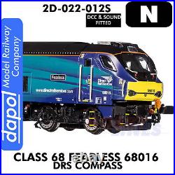 Class 68 Fearless 68016 DRS Compass DCC&Sound N 1148 Dapol 2D-022-012S