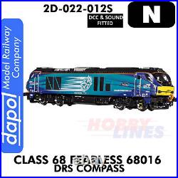 Class 68 Fearless 68016 DRS Compass DCC&Sound N 1148 Dapol 2D-022-012S