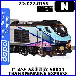 Class 68 Felix 68031 Transpennine Express DCC & Sound N 1148 Dapol 2D-022-015S