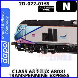 Class 68 Felix 68031 Transpennine Express DCC & Sound N 1148 Dapol 2D-022-015S