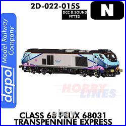 Class 68 Felix 68031 Transpennine Express DCC & Sound N 1148 Dapol 2D-022-015S