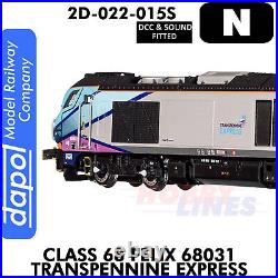 Class 68 Felix 68031 Transpennine Express DCC & Sound N 1148 Dapol 2D-022-015S