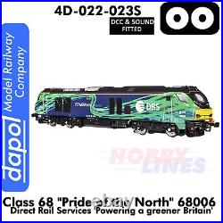 Class 68 Pride of the North 68006 DRS NTS DCC Sound 176 OO DAPOL 4D-022-023S