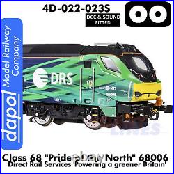 Class 68 Pride of the North 68006 DRS NTS DCC Sound 176 OO DAPOL 4D-022-023S