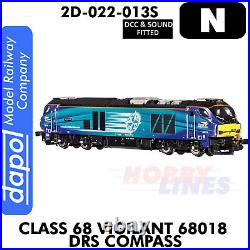 Class 68 Vigilant 68018 DRS Compass DCC&Sound N 1148 Dapol 2D-022-013S