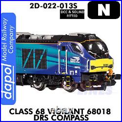 Class 68 Vigilant 68018 DRS Compass DCC&Sound N 1148 Dapol 2D-022-013S