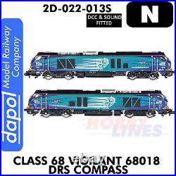 Class 68 Vigilant 68018 DRS Compass DCC&Sound N 1148 Dapol 2D-022-013S