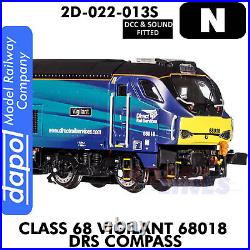 Class 68 Vigilant 68018 DRS Compass DCC&Sound N 1148 Dapol 2D-022-013S