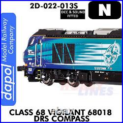 Class 68 Vigilant 68018 DRS Compass DCC&Sound N 1148 Dapol 2D-022-013S