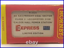 DCC FITTED Hornby R2526 OO Gauge Coal Sector Class 31 No 31130 Limited Ed MINT